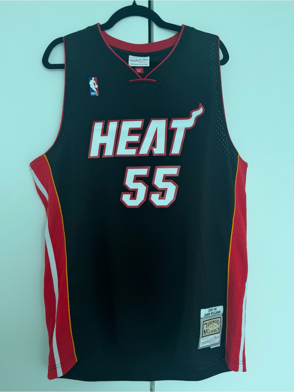 Mitchell & Ness Miami Heat Hardwood Classics Jason Williams Jersey